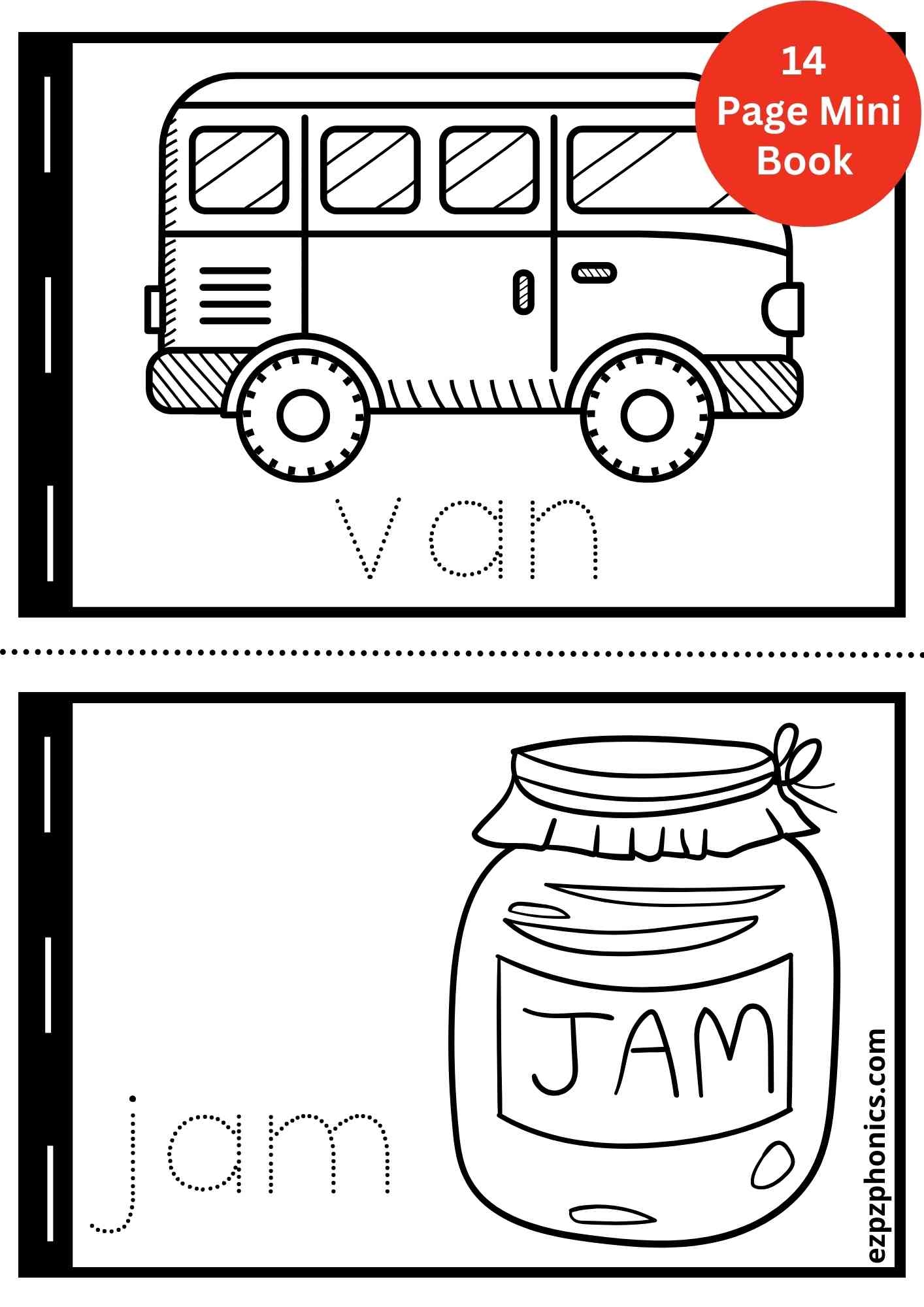 Short Vowel Books Free Printable