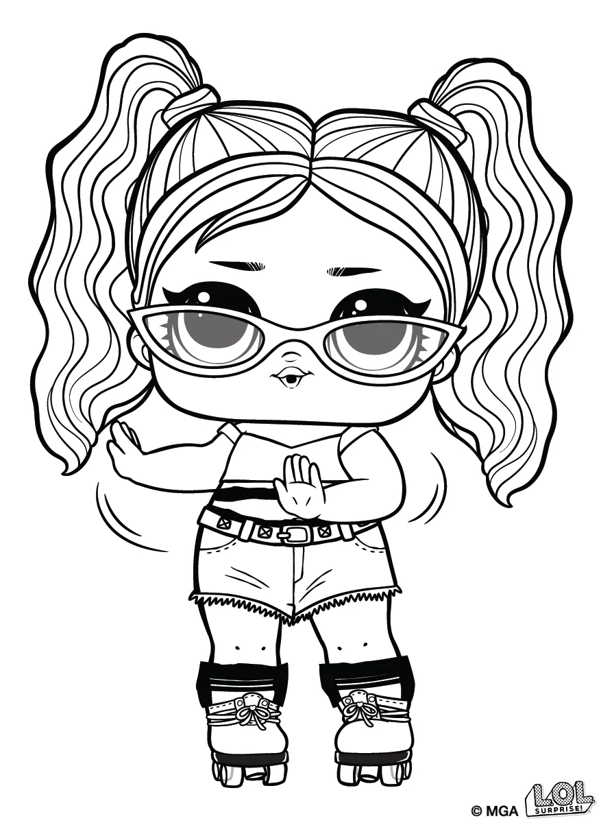 Coloring Page Lol Dolls Printable Coloring Book Printable Pictures 