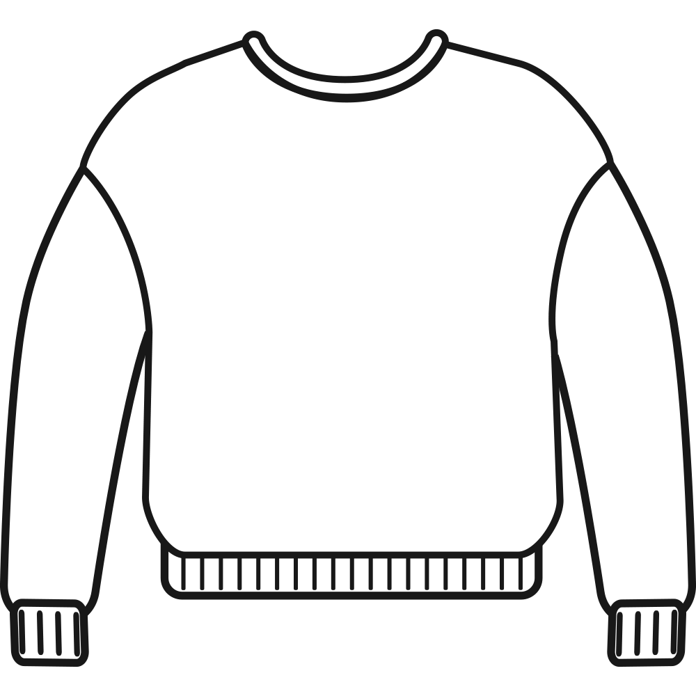 Coloring Ugly Sweater Template Free Ugly Christmas Sweater Print 