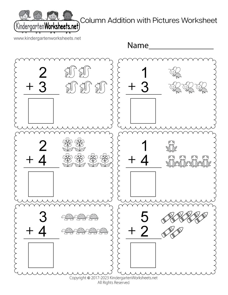 Printable Addition Worksheets Free