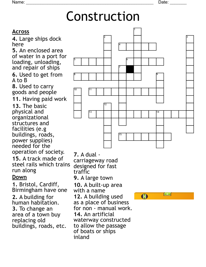 Crossword Builder Free Printable