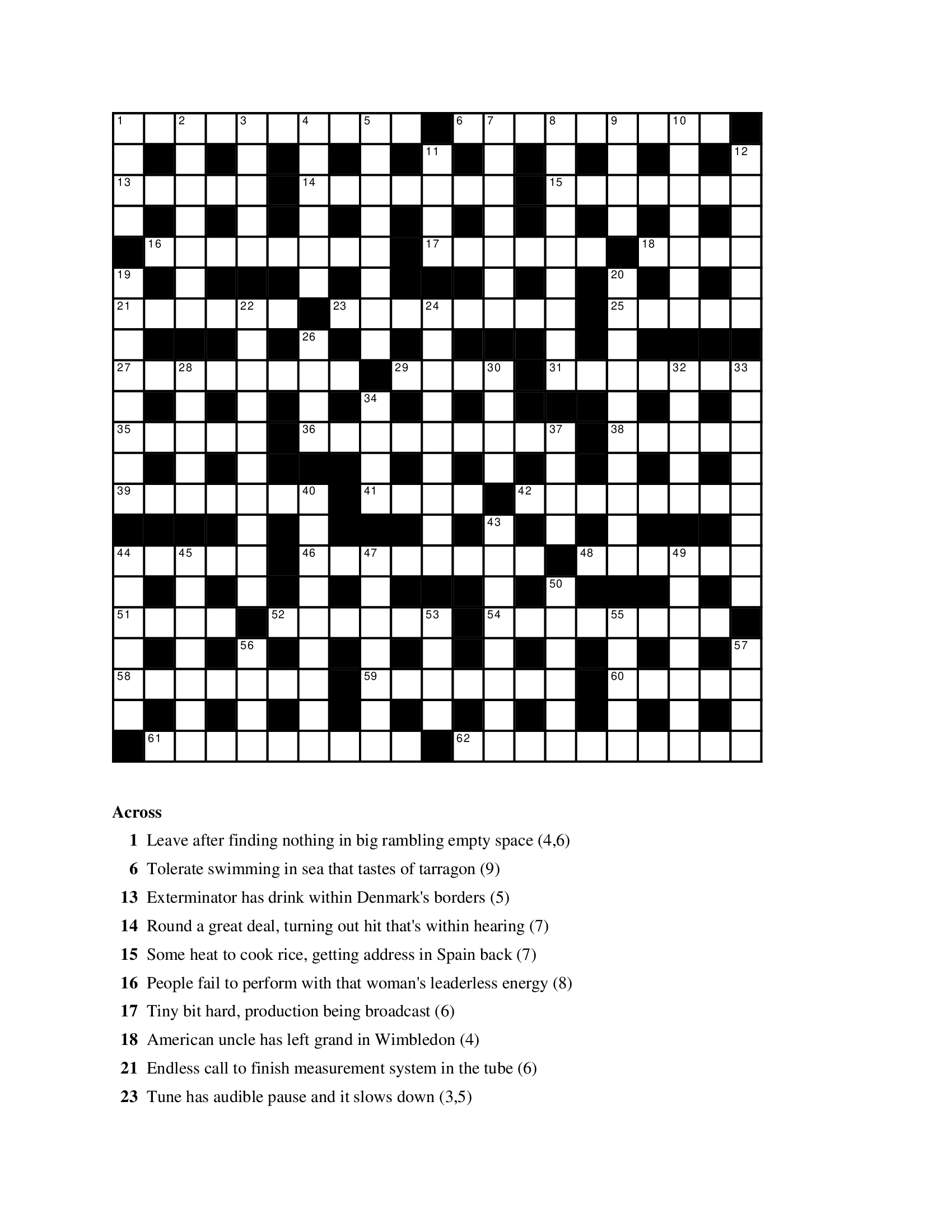 Could THIS Be World s Hardest Crossword Belters News