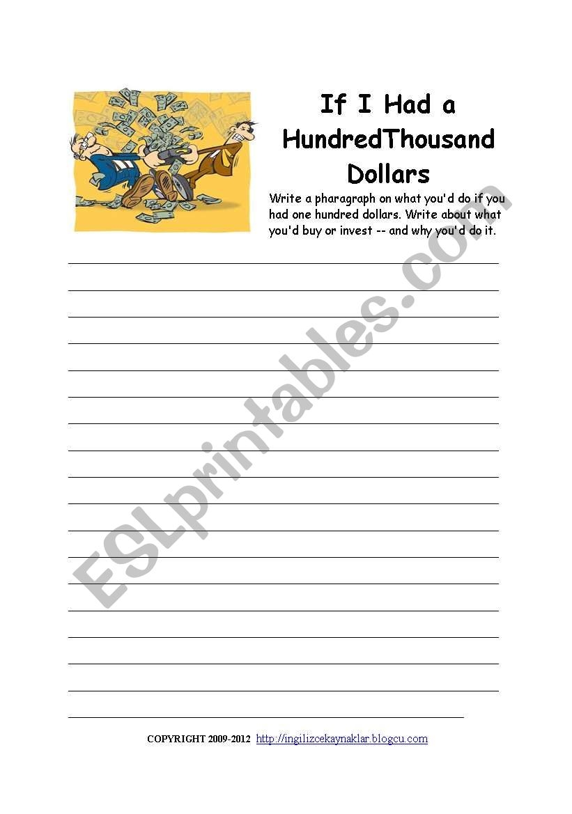 Creative Writing Worksheet ESL Worksheet By Zizi85
