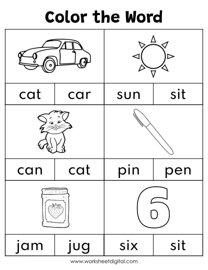 Free Printable Phonics Worksheets Uk