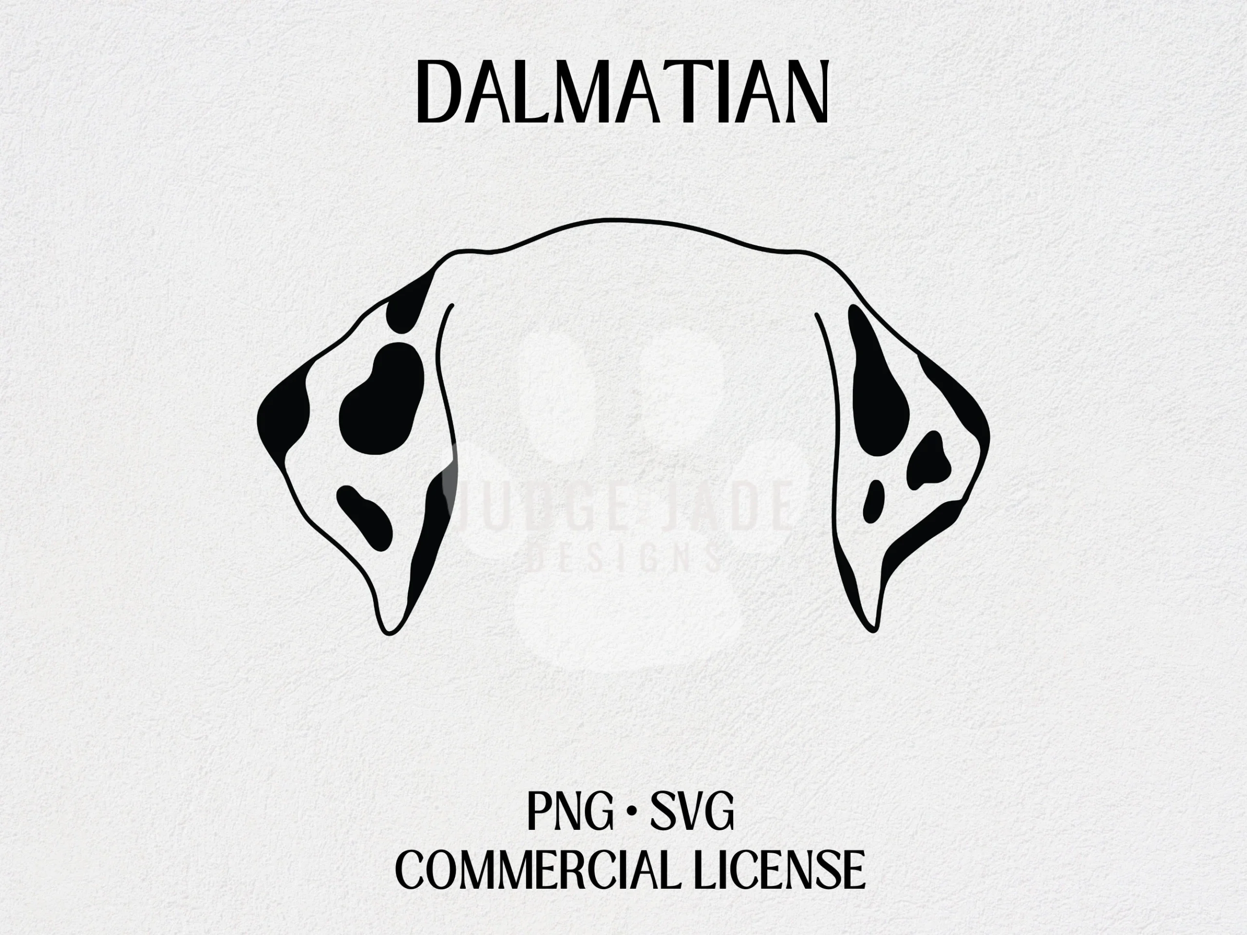 Dalmatian Ear Pattern Etsy