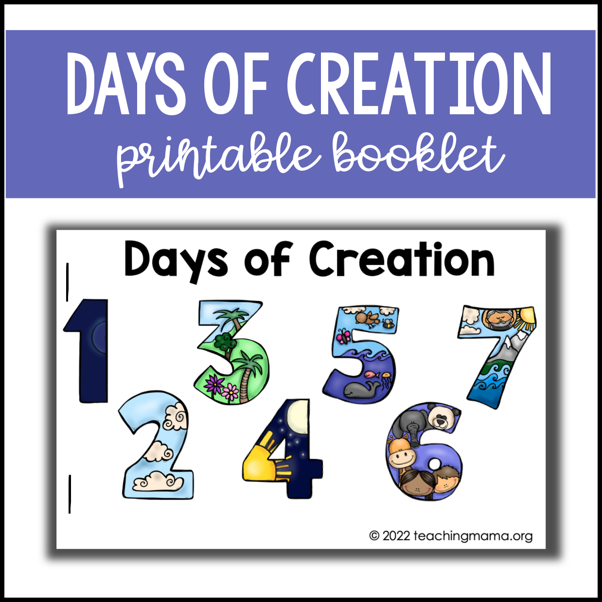 Free Printable Of Creation