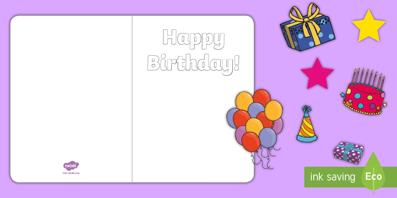 Design Your Own Card Free Printable