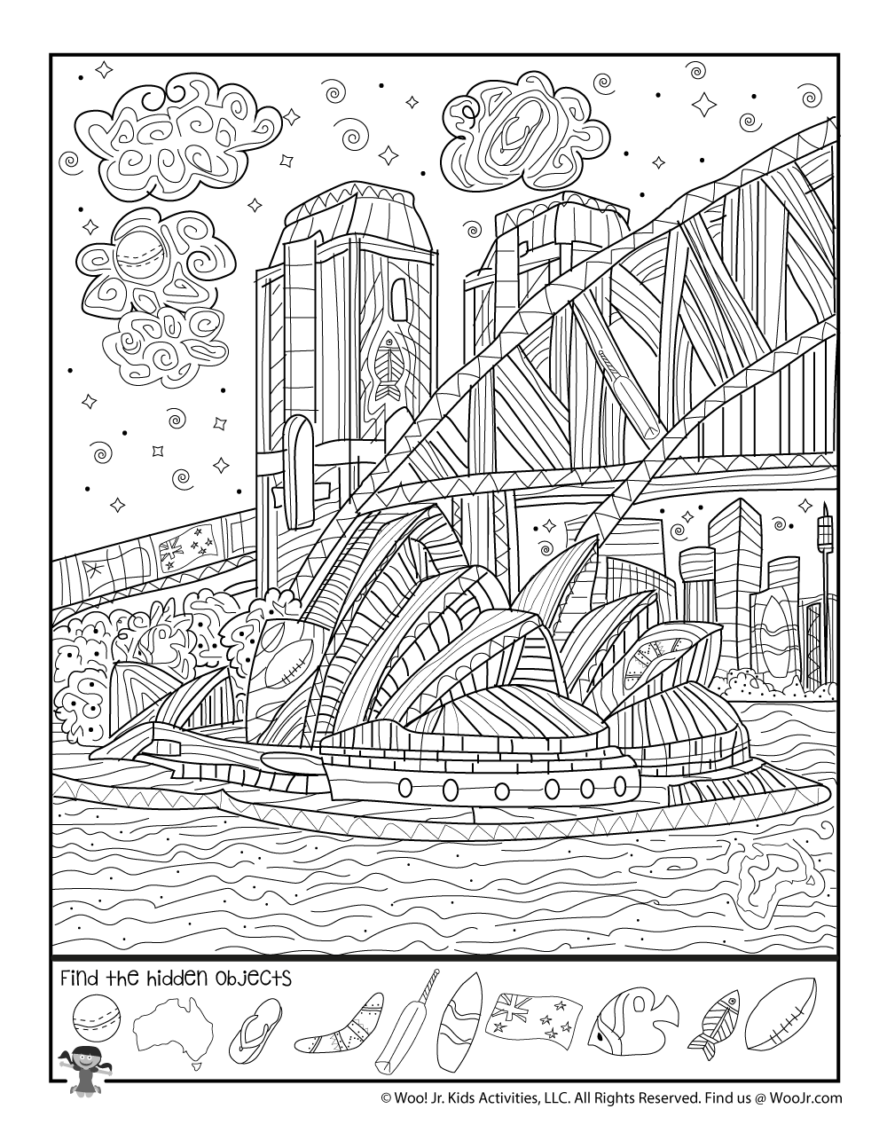 Hidden Picture Puzzle Free Printable