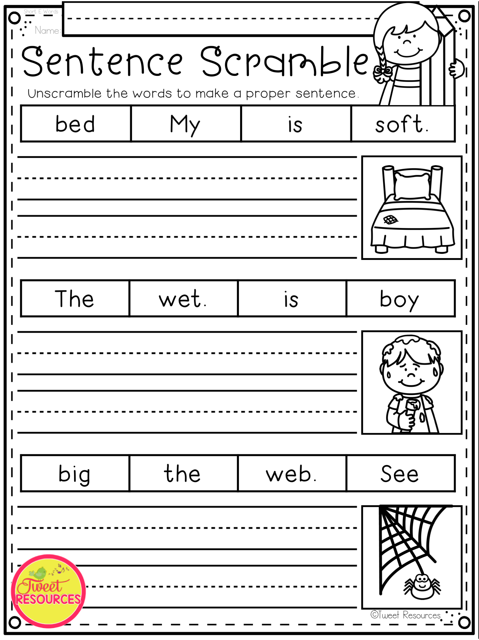 Discover 10 Rearrange The Sentence And Kindergarten Writing Ideas 