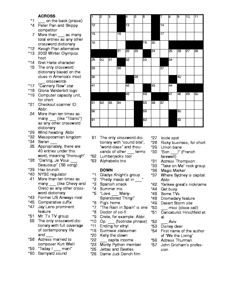 Discover 13 Free Printable Crossword Puzzles And Math Crossword 