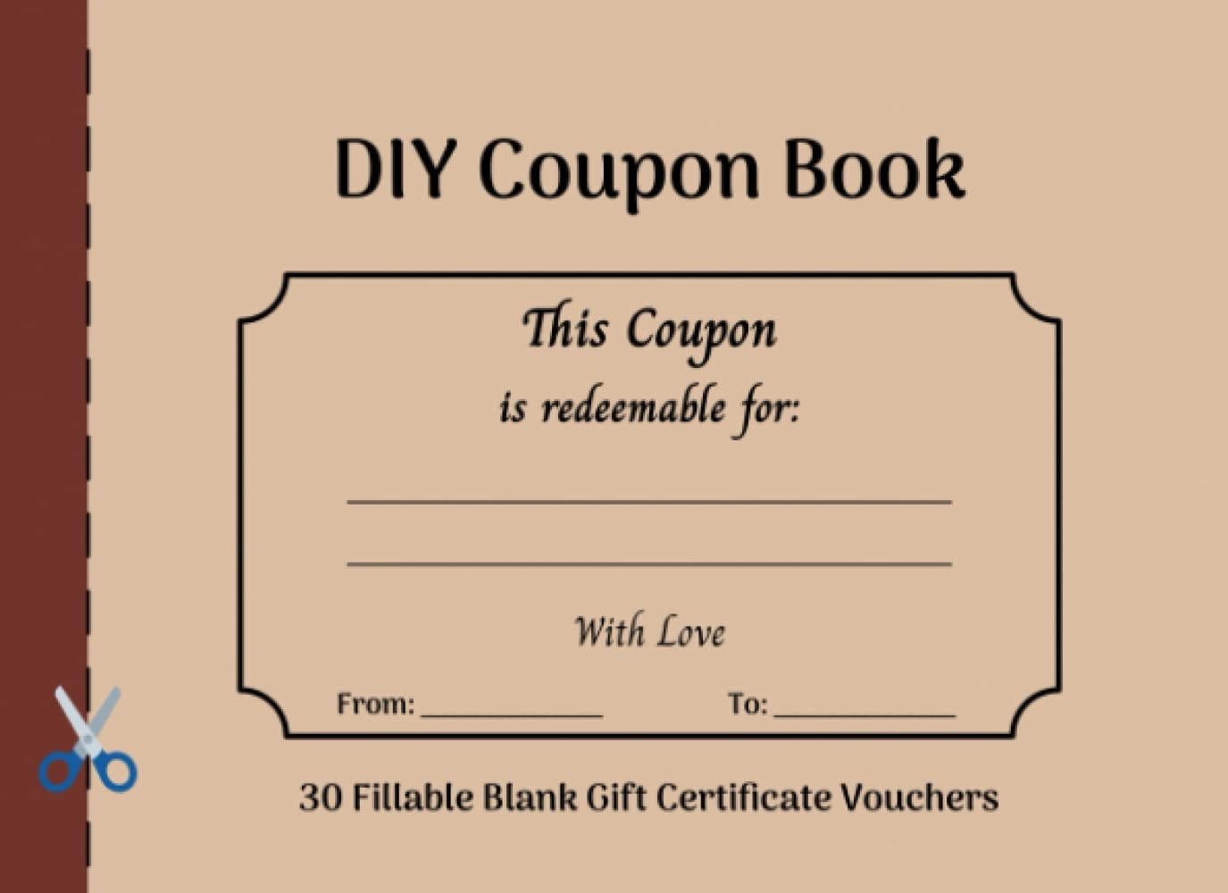 Blank Printable Homemade Coupon Template