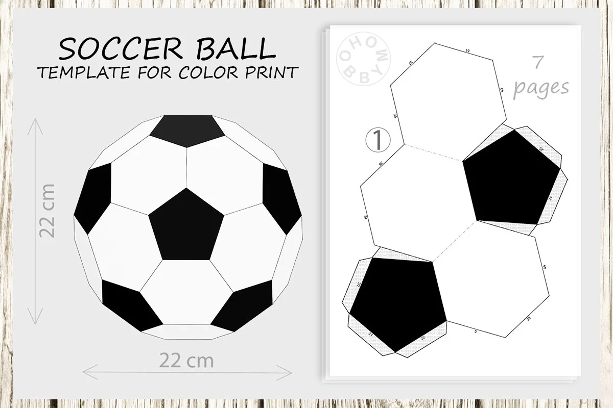 Soccer Ball Template Printable