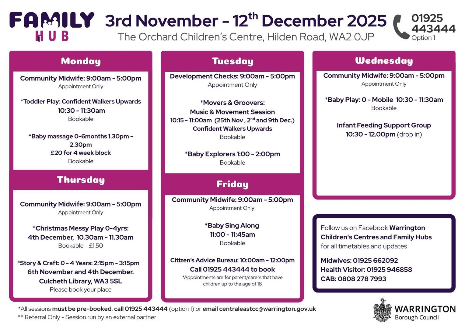 early help support team warrington services hub