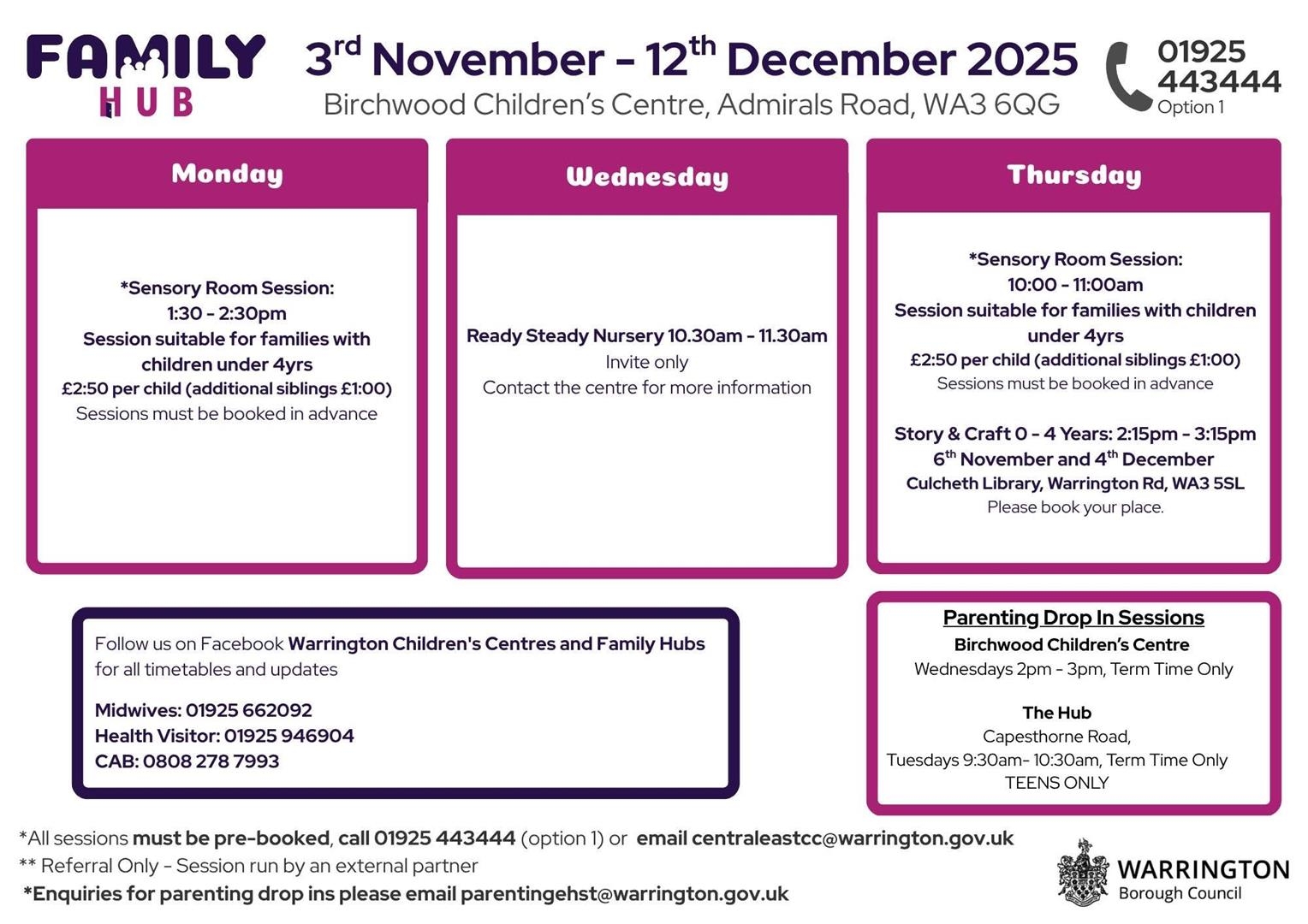 early help support team warrington services hub