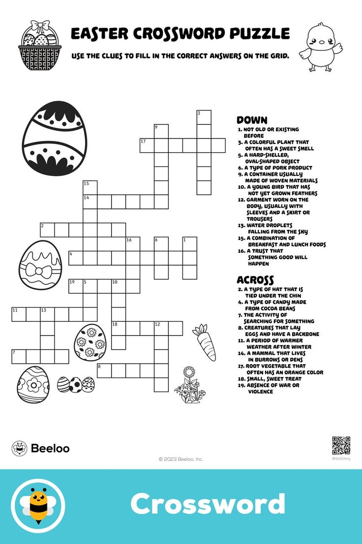 Free Printable Easter Crossword Puzzles