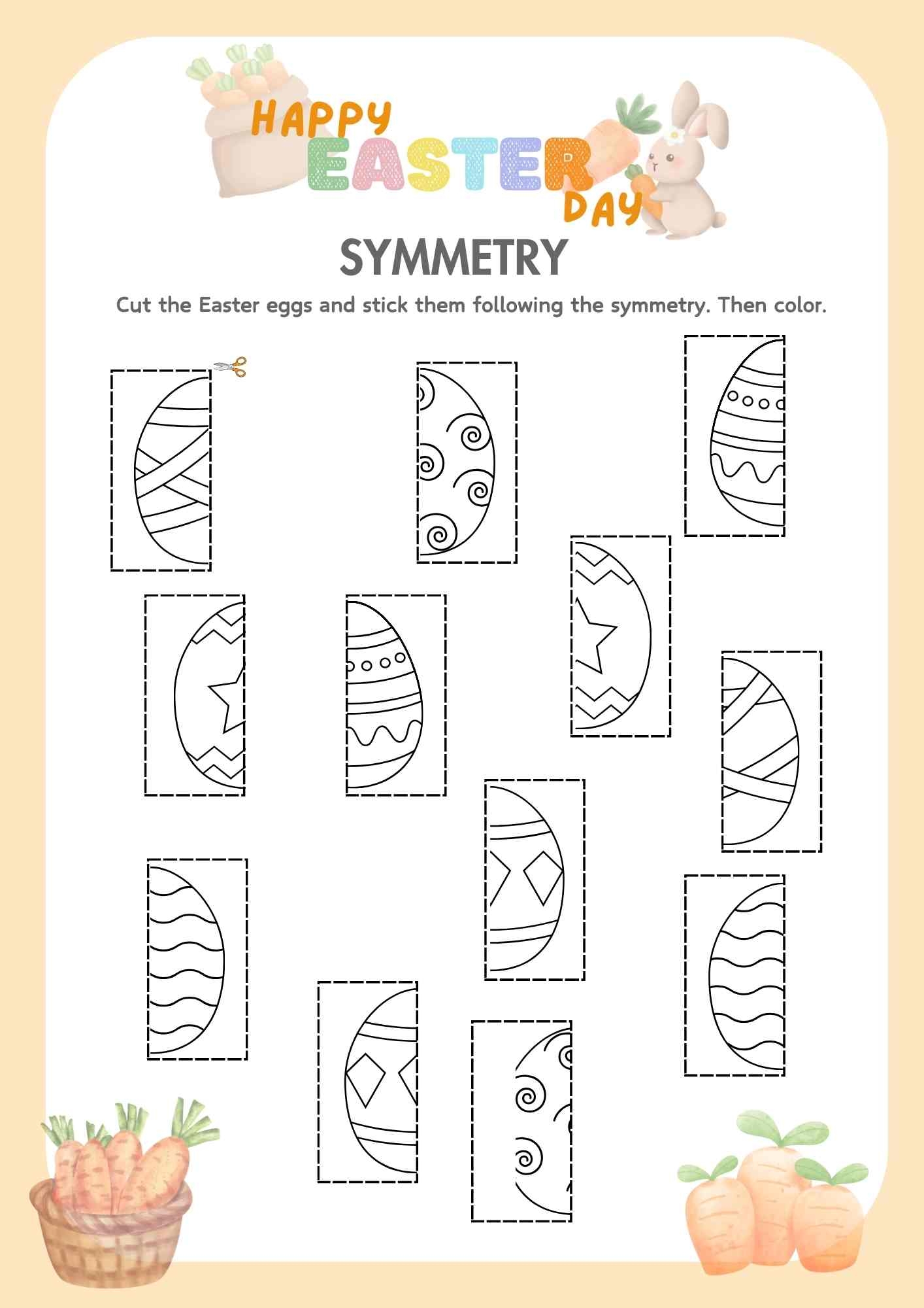 Free Printable Easter Worksheets Preschool