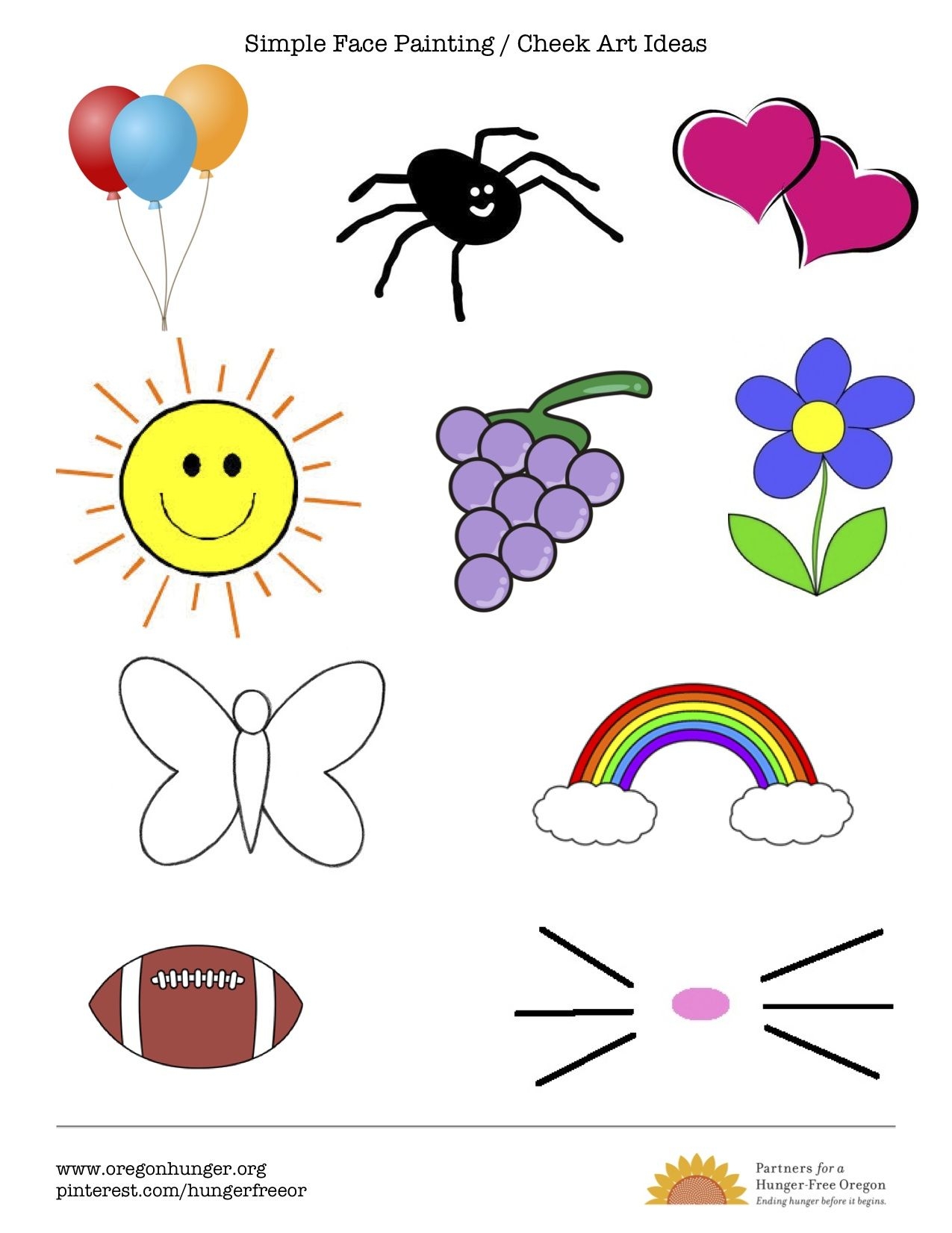 Printable Face Paint Designs