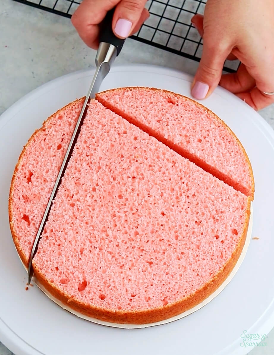 Easy Heart Shaped Cake Tutorial Sugar amp Sparrow