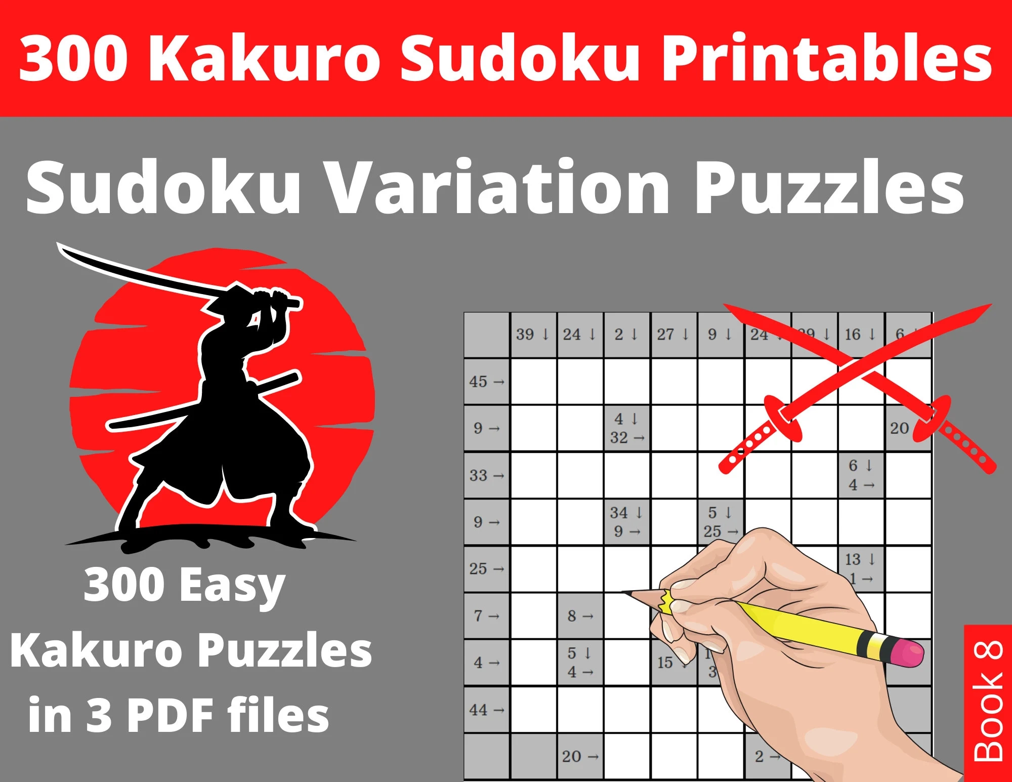 Easy Kakuro Puzzles Printable