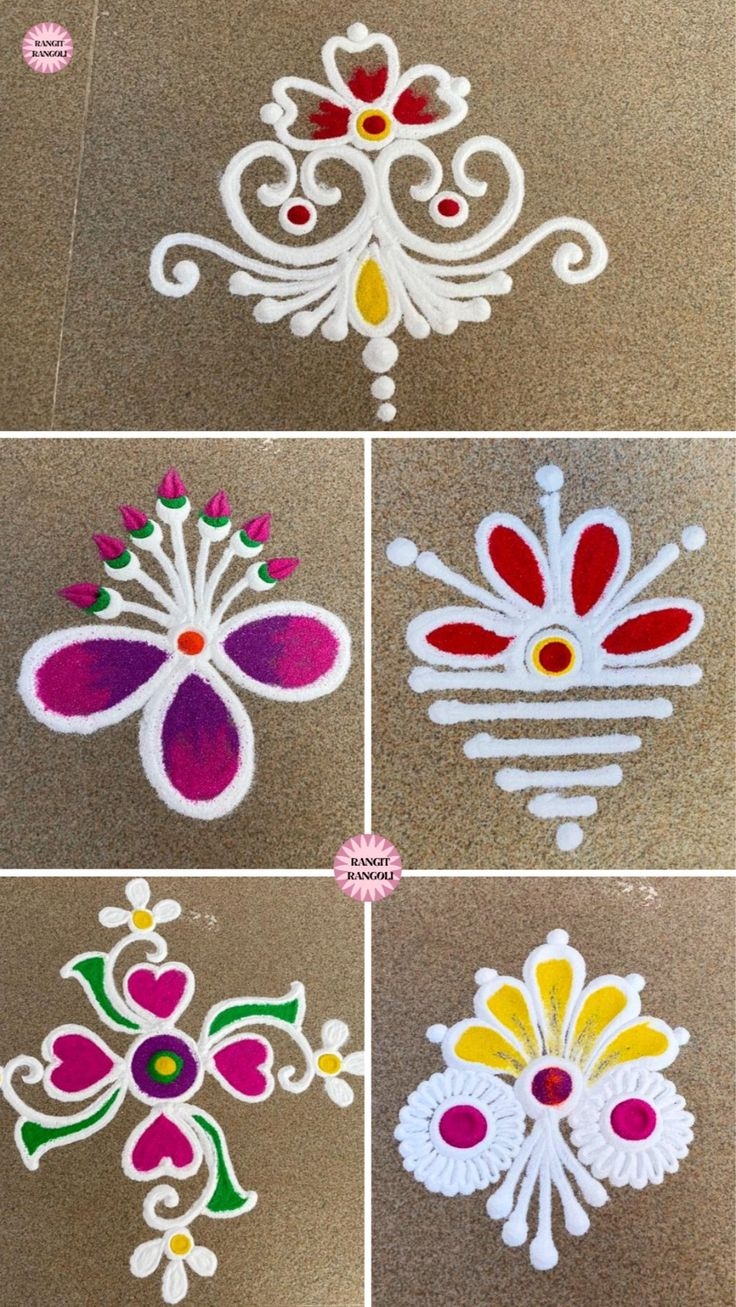 Easy Rangoli Daily Simple Rangoli Small Rangoli Design 