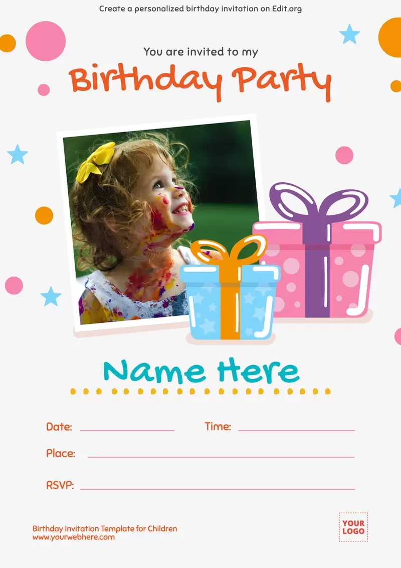 Printable Birthday Invitation Templates
