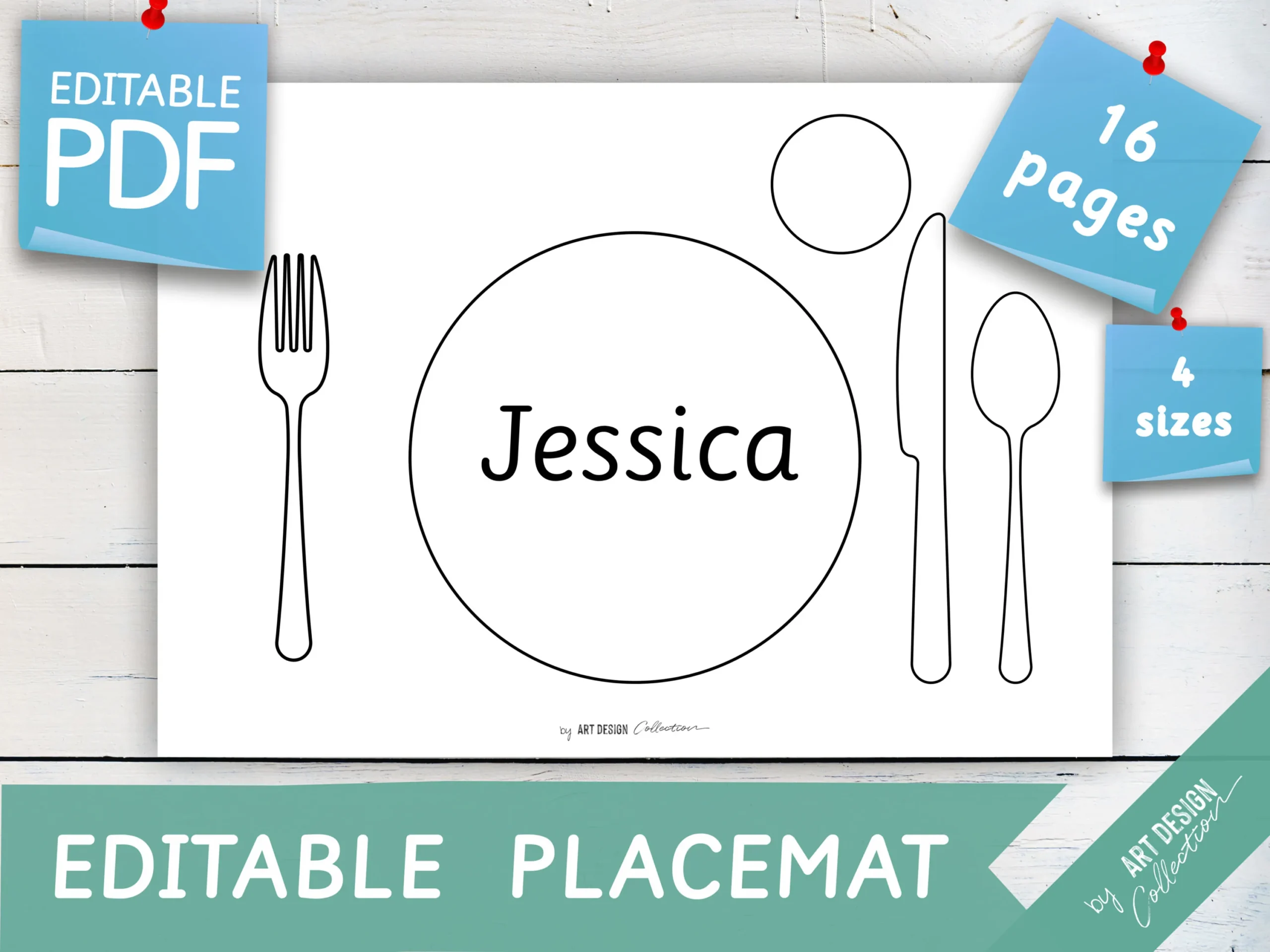 Printable Placemats Templates