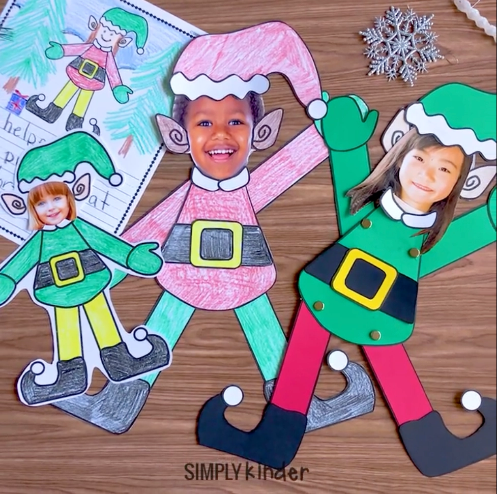 Elf Yourself Craft Simply Kinder Printable Membership