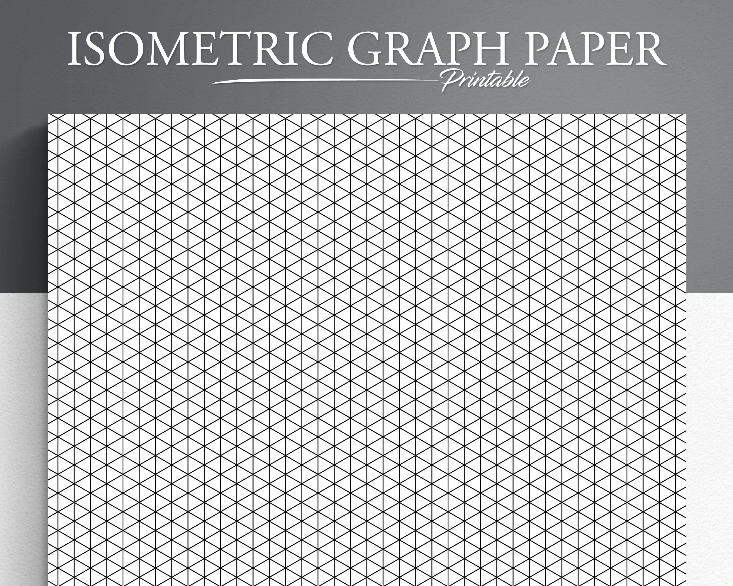 Engineering Paper MotiMind Isometric Graph Paper Pad 50 Sheet 