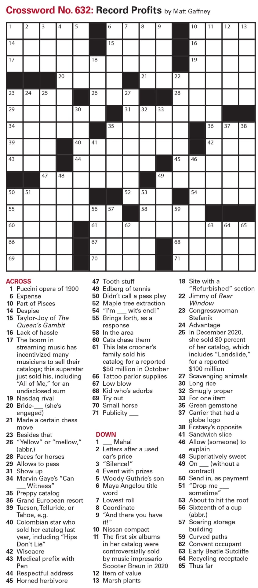 Eugene Sheffer Crossword Free Online Game Chicago Tribune 