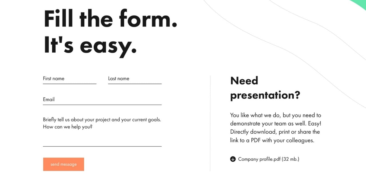 Examples Of Creative Contact And Web Form Designs