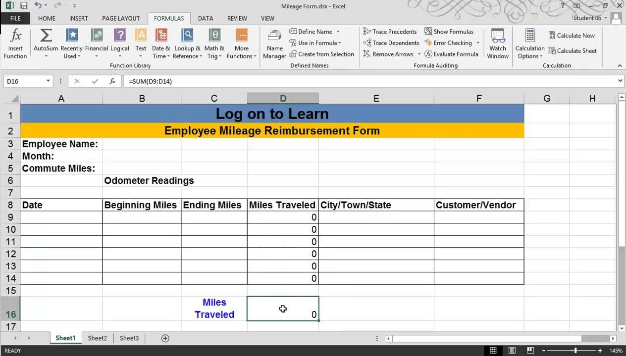 How To Create A Printable Form In Excel