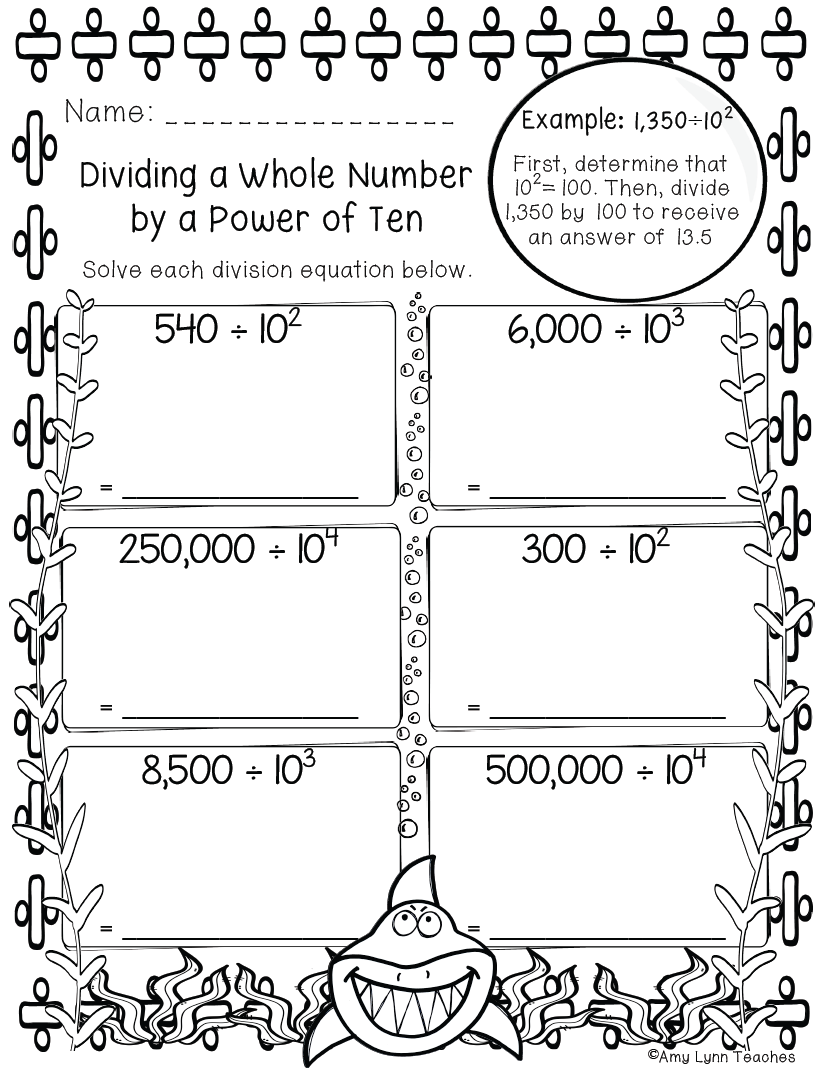 Printable Worksheets For 5th Grade