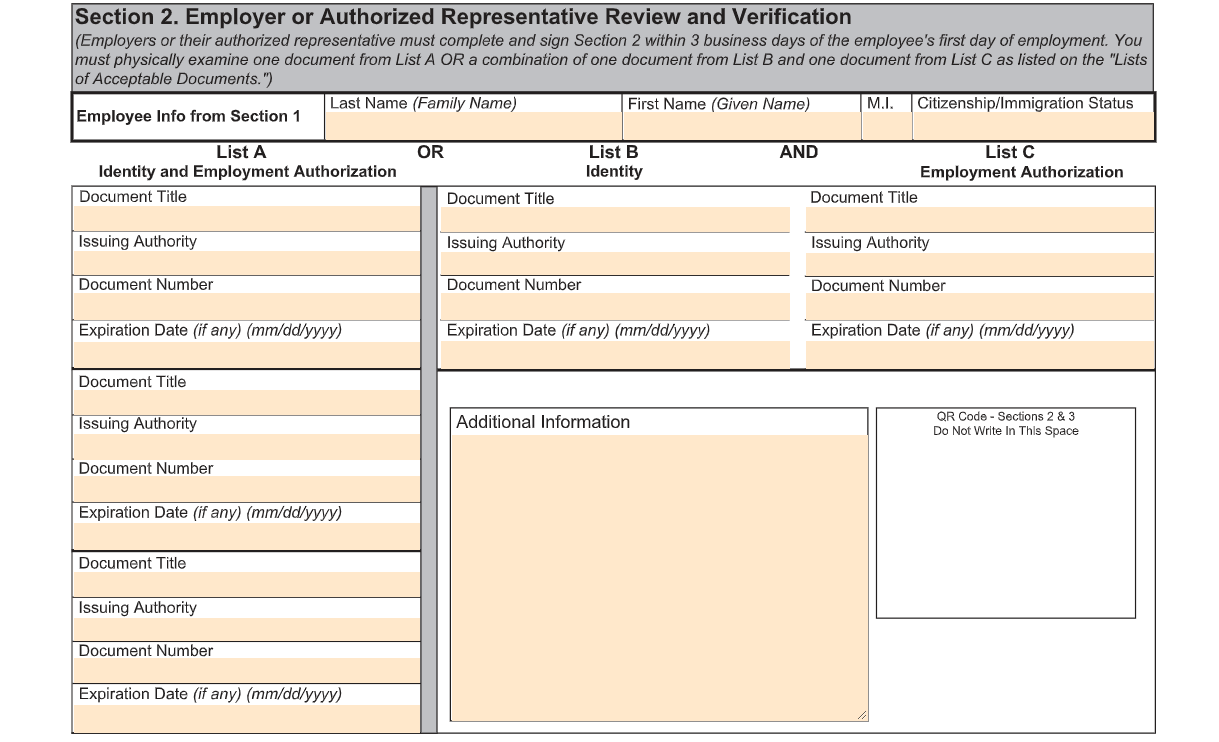 Fillable Form I 9 Employment Eligibility Verification PDFRun