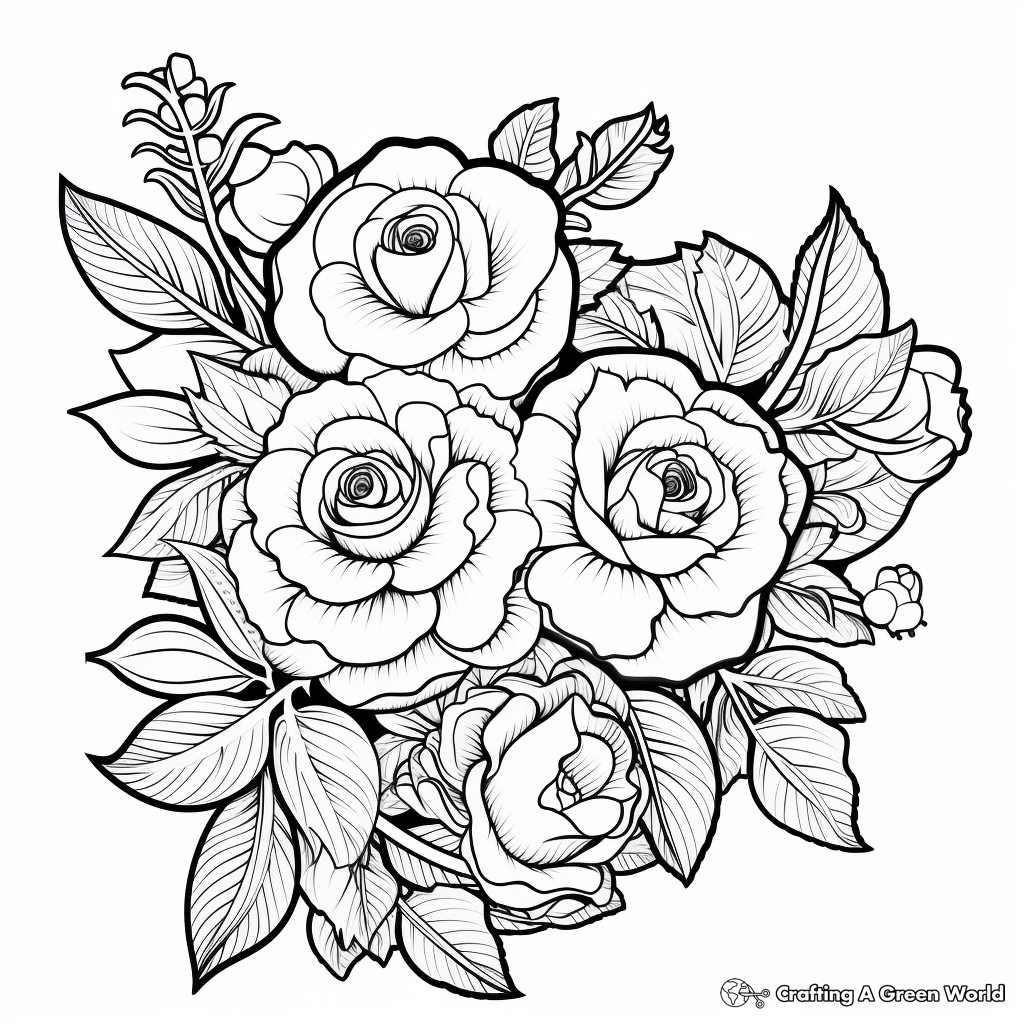 floral design coloring pages free amp printable