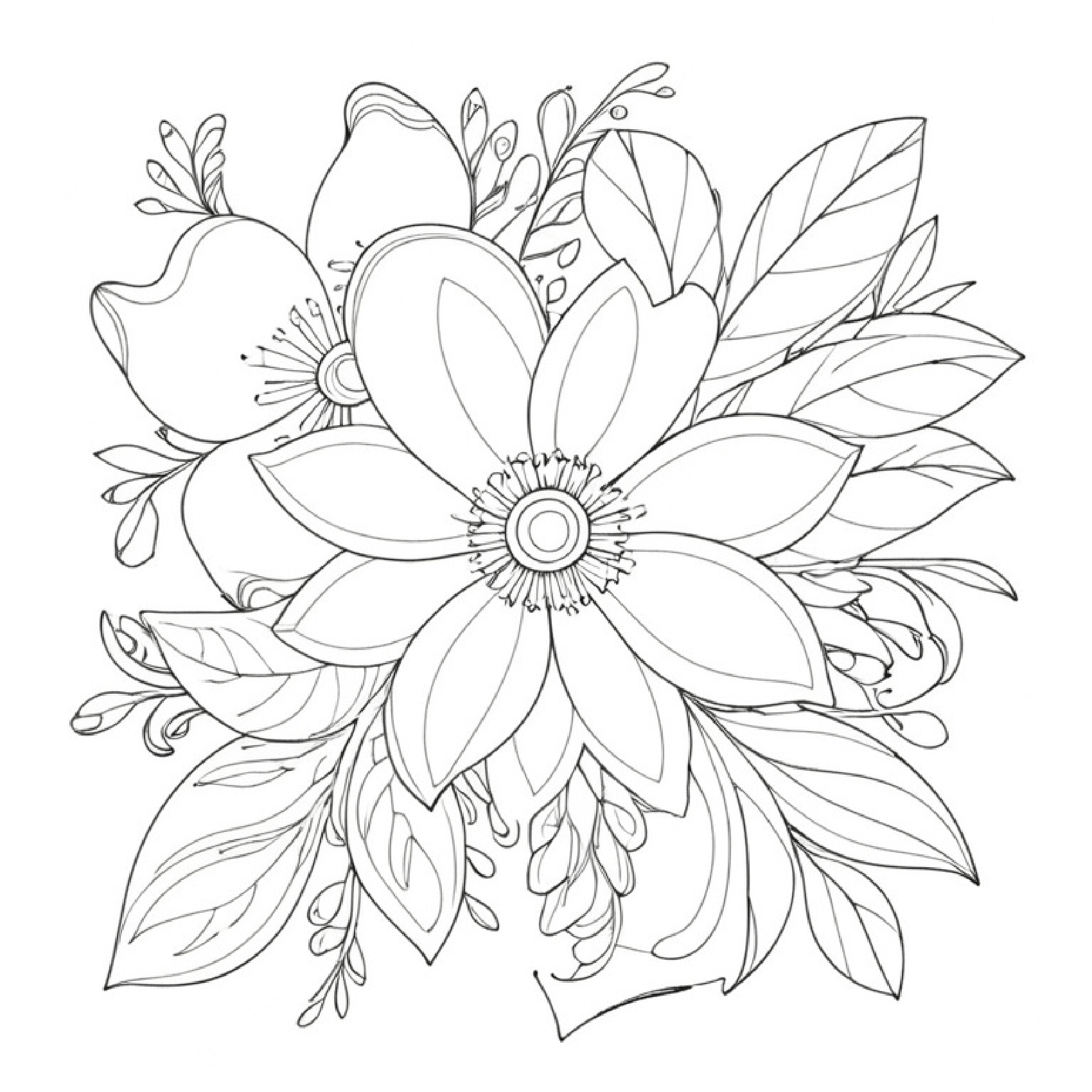 flower garden adult coloring pages collection made by teachers