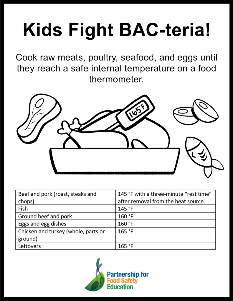 Food Safety Education Kids Games amp Activities Fight BAC 