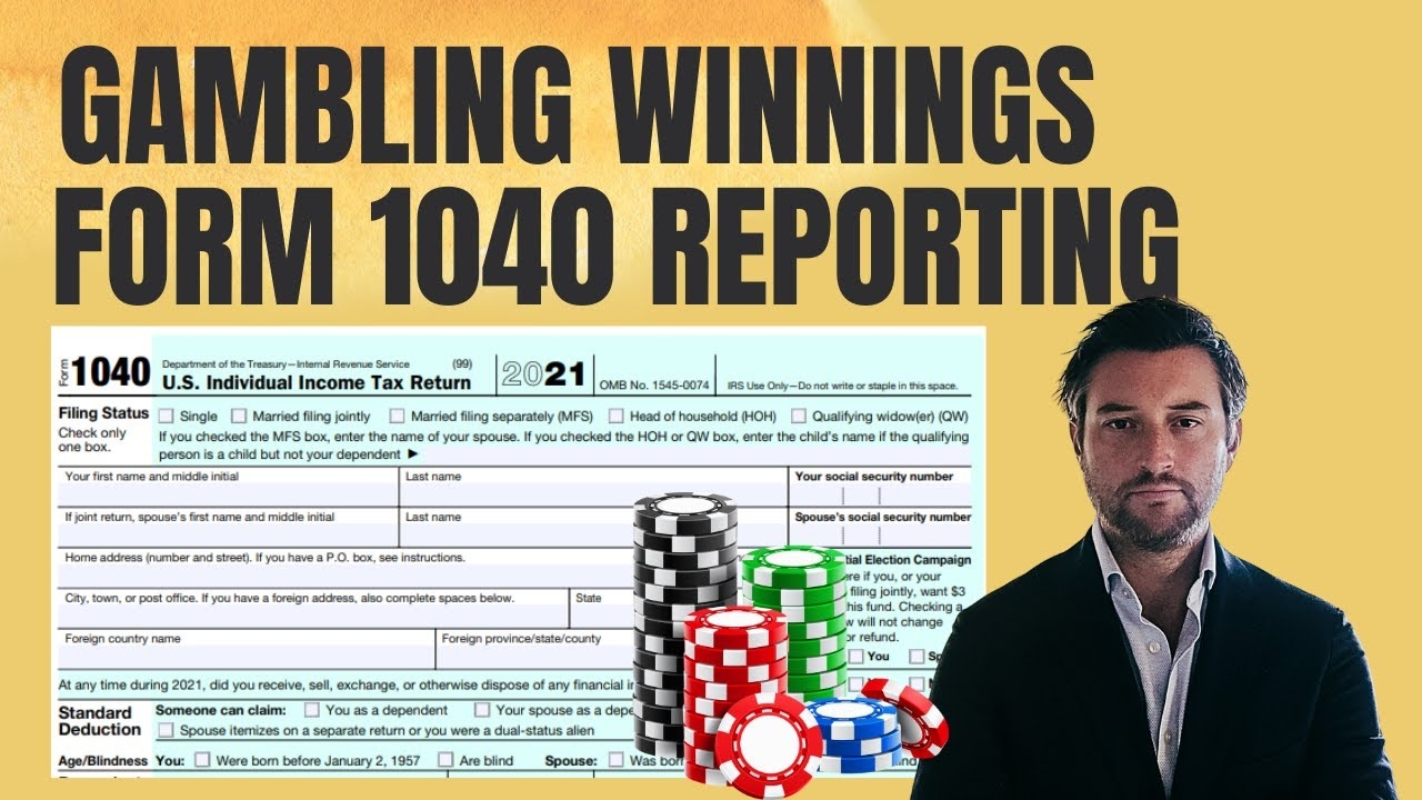 Form 1040 Gambling Winnings And Losses