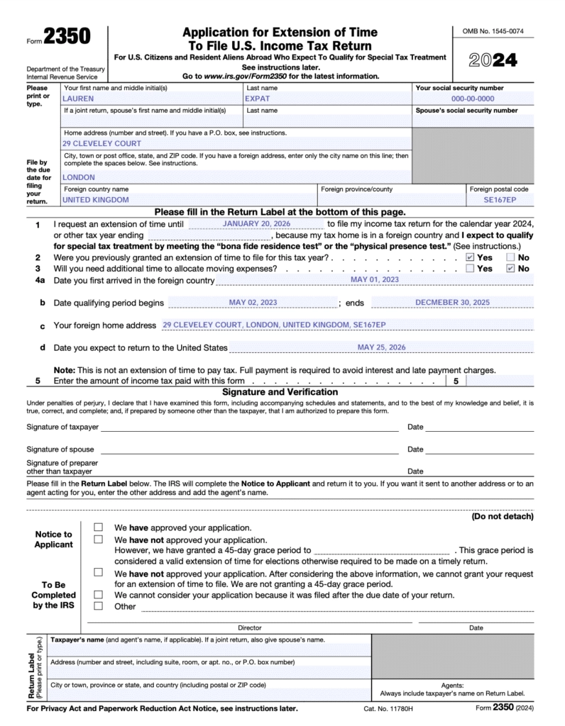 How To Fill Out Form 4868
