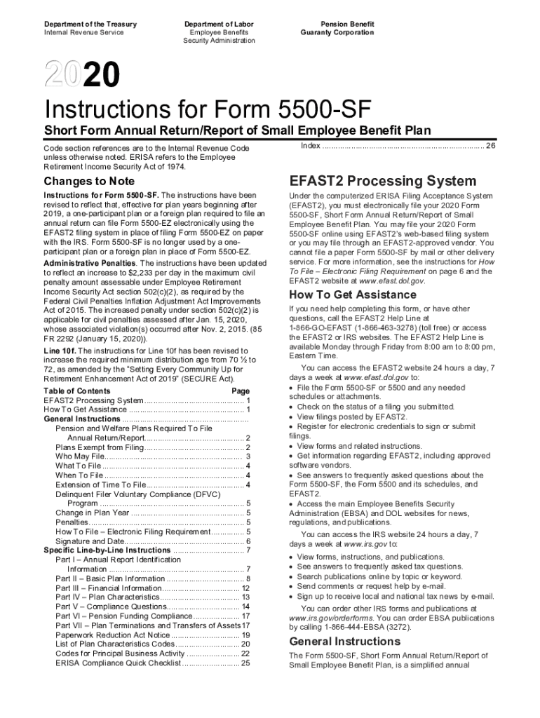 Printable Form 5500