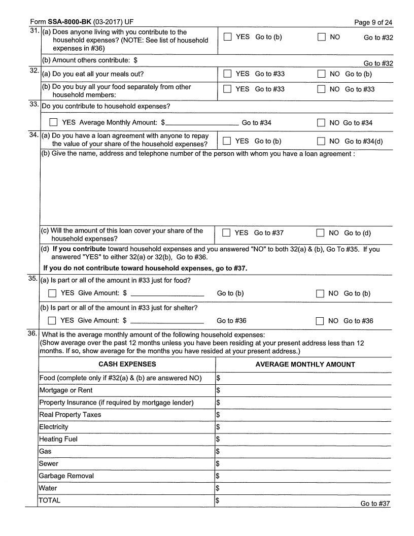 Form Ssa 8000 Bk Fill Out Printable PDF Forms Online