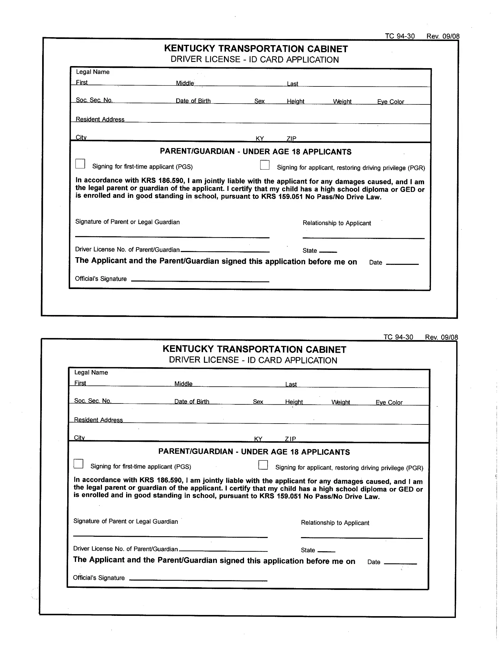 Form Tc 94 30 Fill Out Printable PDF Forms Online