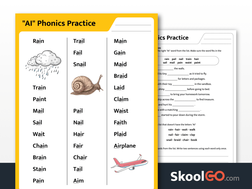 Free Printable Phonics Worksheets 3rd Grade