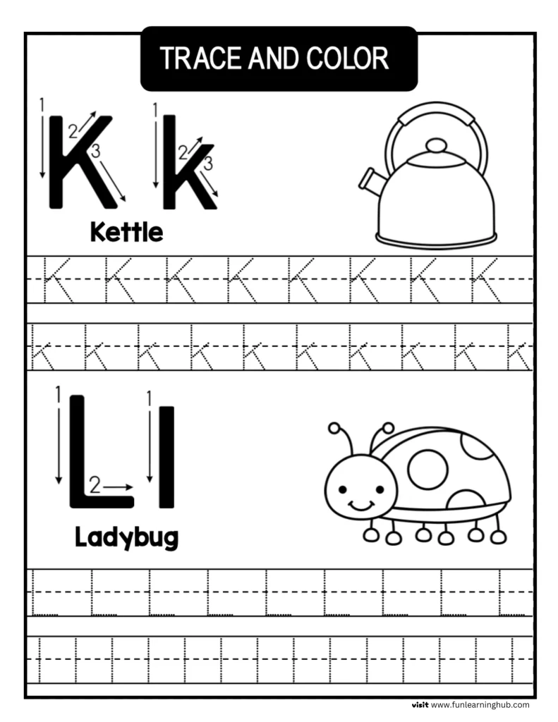 Trace Alphabet Worksheets Free Printables