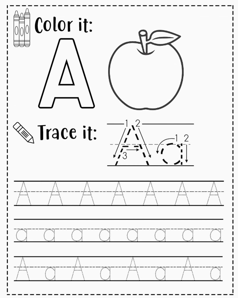 Free Printable Alphabets To Trace