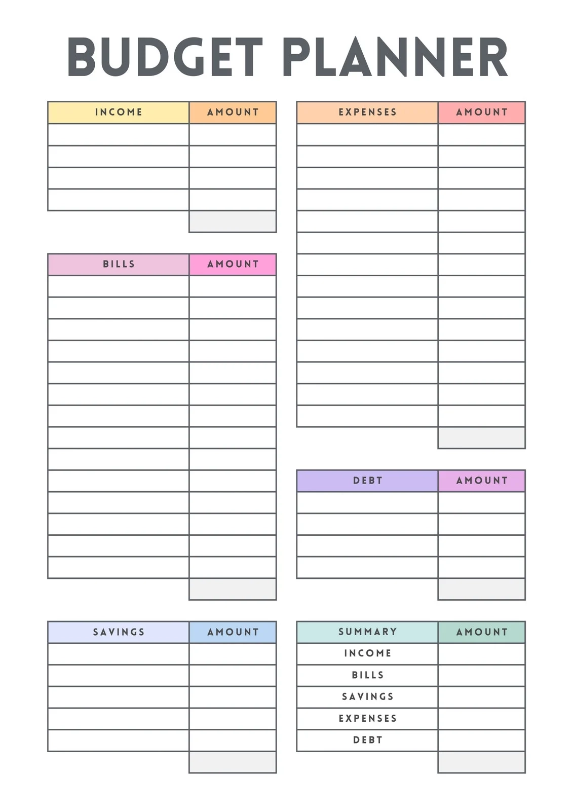 Printable Budgeting Worksheets For Couples