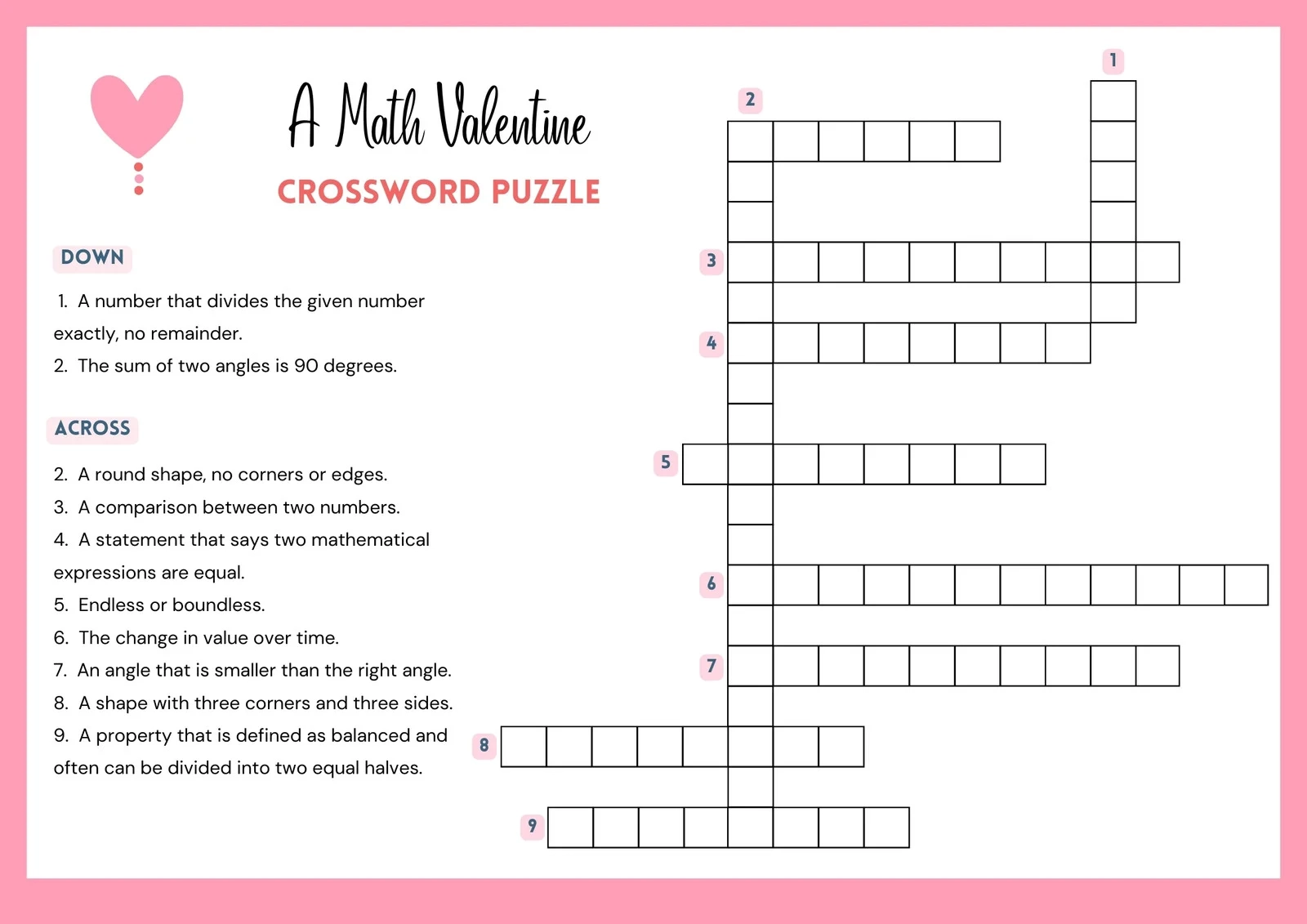 Self Madefree Printable Crossword Puzzles