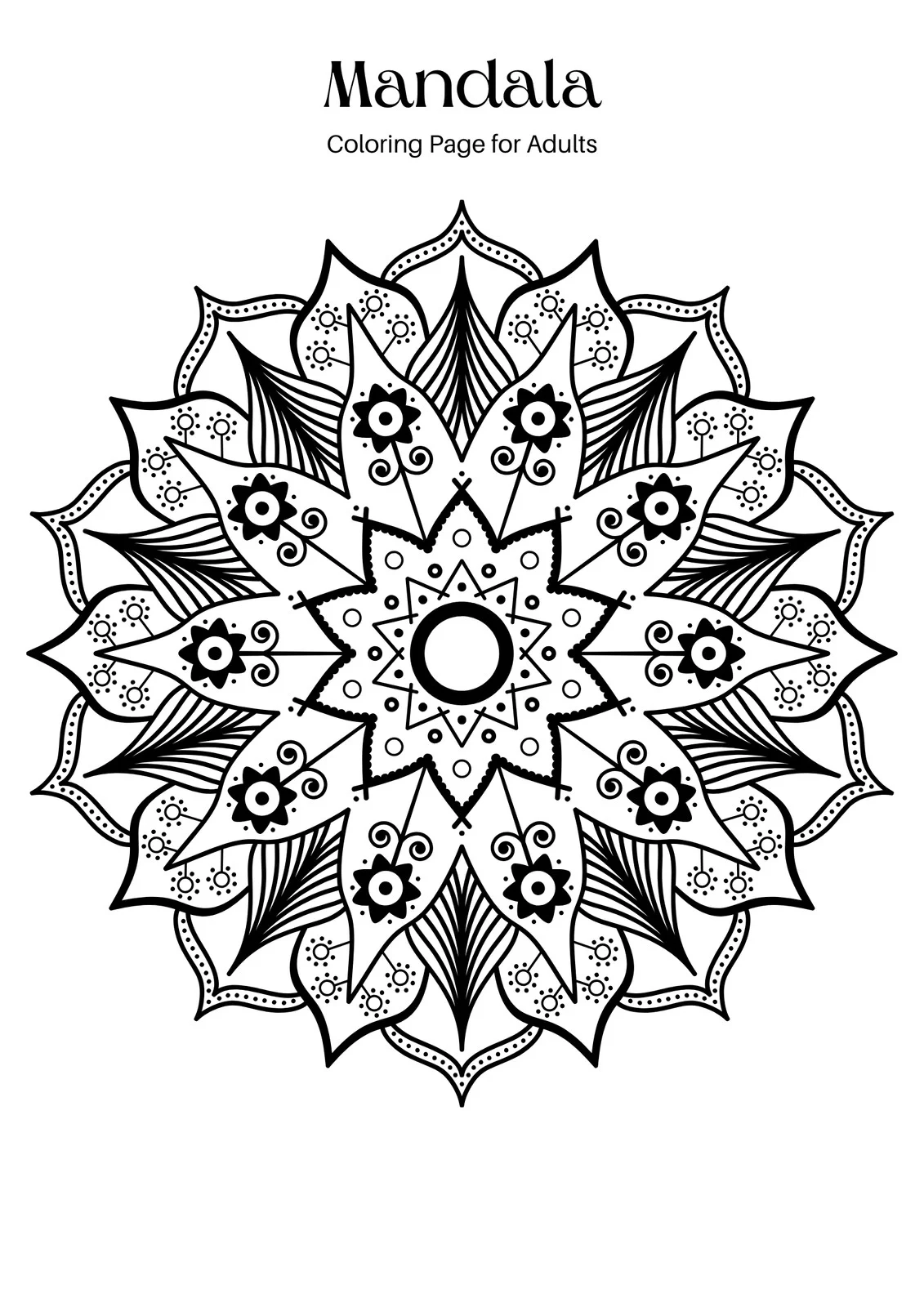 free and customizable mandala templates