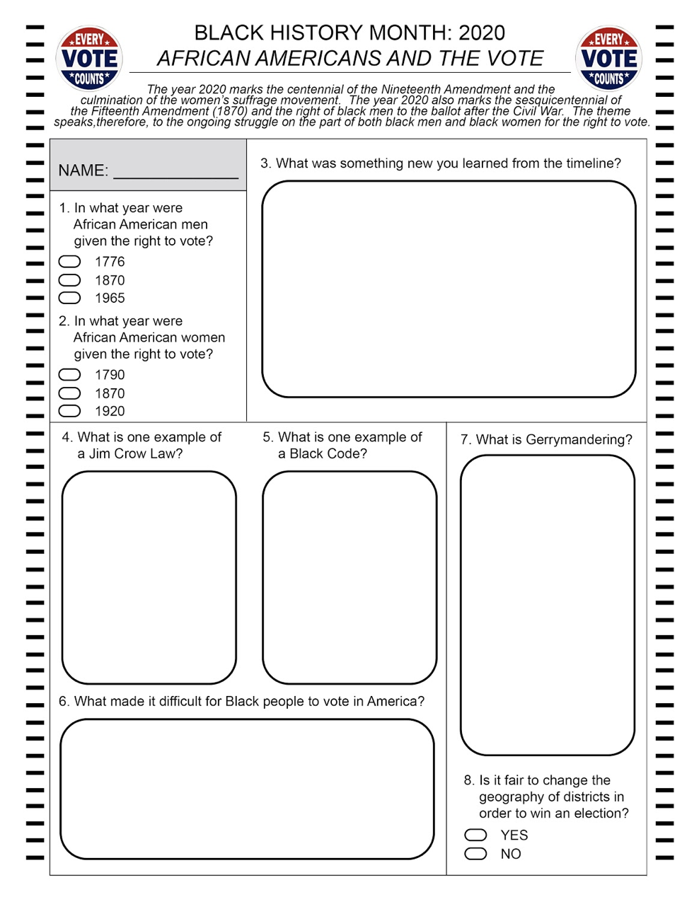 Free Black History Month Lessons PowerPoints And Worksheets 