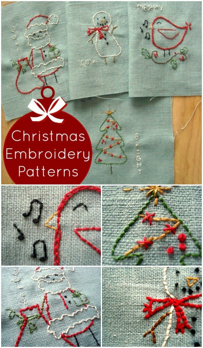 Free Christmas Embroidery Designs Snowman Santa Bird And 