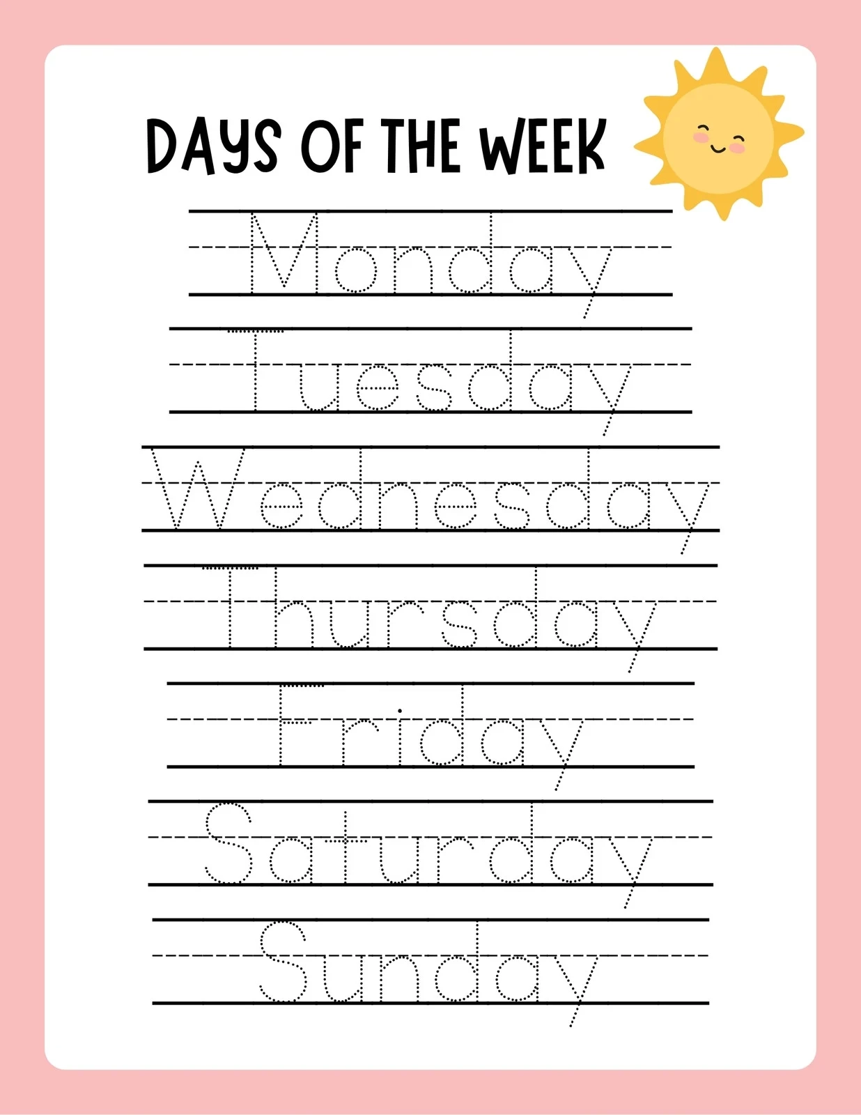 Free Printable 2nd Grade Handwriting Worksheets